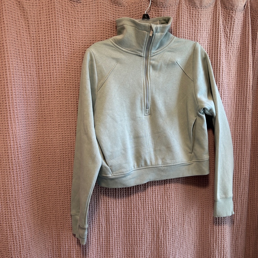 NWT: all in motion Sage Green Half-Zip Active Sweatshirt